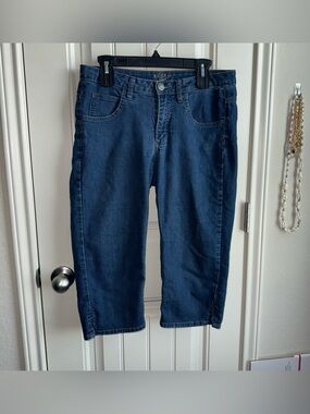 Riders by Lee Women's Dark Blue Cropped capris Jeans